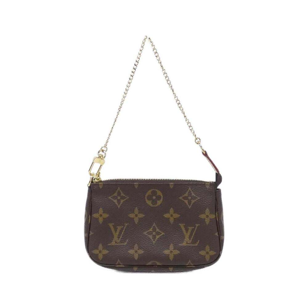 LOUIS VUITTON Authentic Brown Monogram Pochette Pouch